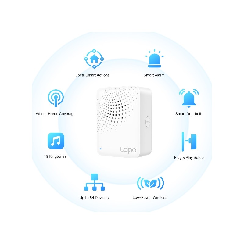 TP-link hub inteligente con alarma Tapo H100