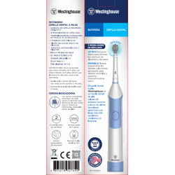 Westinghouse cepillo dientes eléctrico azul bat WHTBOB101