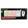 Trust teclado mouse y almohadilla gamer color blanco en español - 25233
