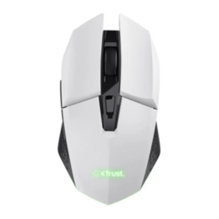 Trust  mouse gaming inalambrico GXT 110 Felox recargable con iluminación LED multicolor blanco - 25069