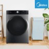 Midea secadora electrica carga frontal 21 kg color silver MH04ED80/S-CA