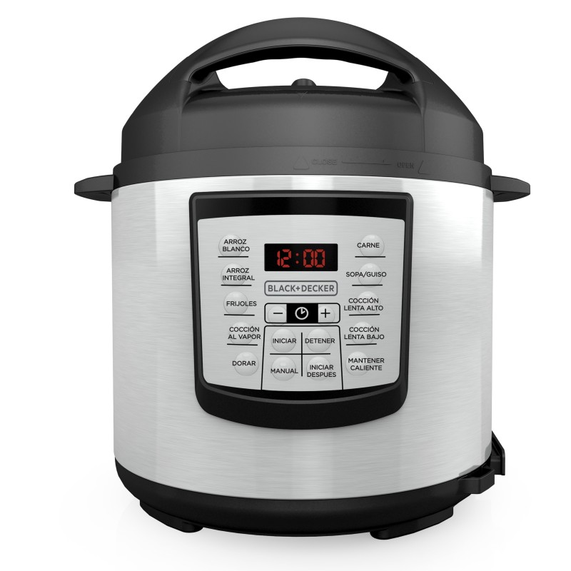 Black + Decker olla multi-usos digital  6l inox PR100SD