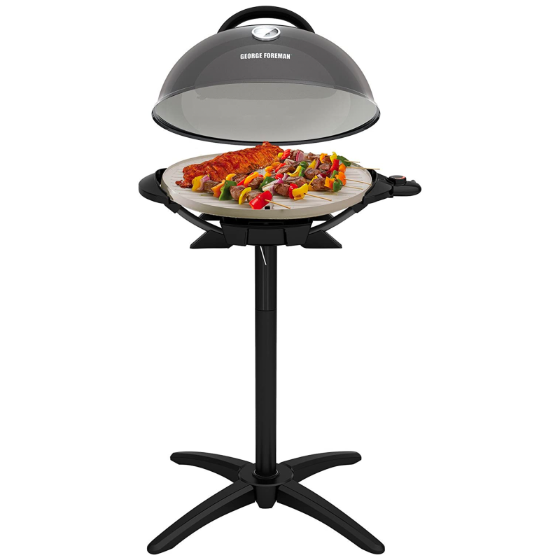 George foreman parrilla tipo grill 15 porciones con pedestal GFO3320GM-LA