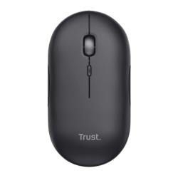 Trust  mouse recargable inalambrico silencioso color negro - 24059