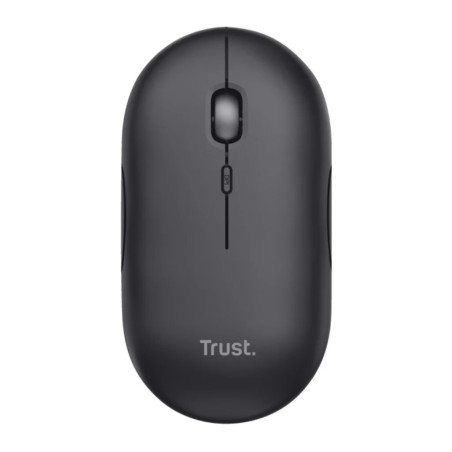 Trust  mouse recargable inalambrico silencioso color negro - 24059