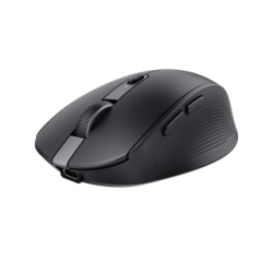 Trust mouse inalambrico recargable color negro silencioso - 24819
