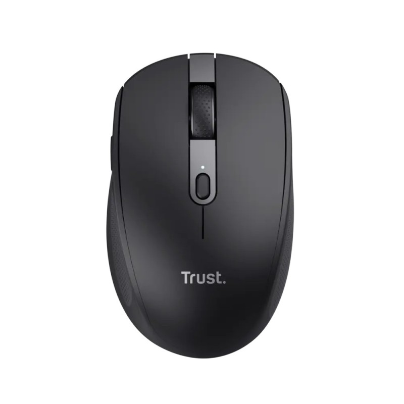 Trust mouse inalambrico recargable color negro silencioso - 24819