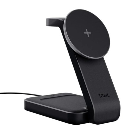 Trust soporte Viro de carga magnetico inalambrico 3 en 1 para iPhone, Apple Watch y AirPods - 25464
