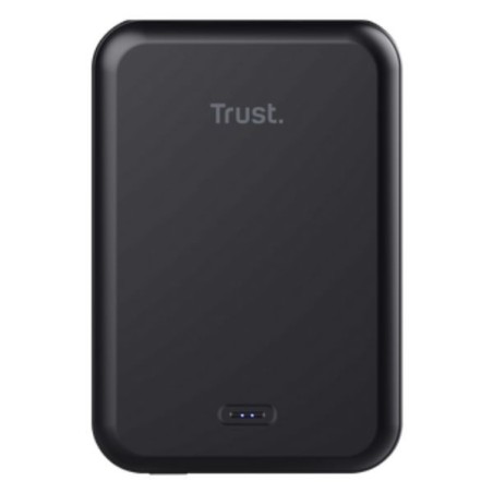 Trust banco de energia inalambrico 5000 mah color negro batería magnética iPhone 12 superior - 24877
