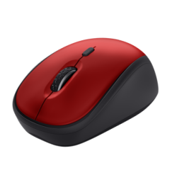 Trust mouse inalambrico eco color rojo- 24550