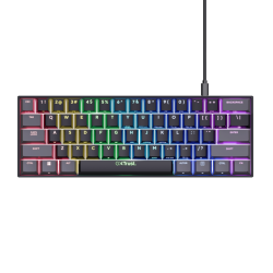Trust teclado mecanico gaming GXT 867 Acira con iluminacion RGB - 24885