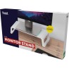 Trust monta soporte para monitor de cristal templado blanco - 25351