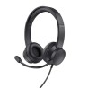 Trust headset supraaurales USB PC almohadillas y diadema ajustable - 25088