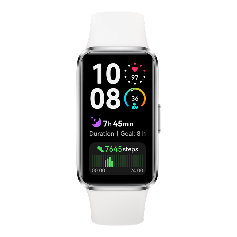 Huawei Band 10 cuerpo metálico blanco 55020EKX