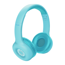 Trust audifonos infantil wireless color azul personalizable - 25275