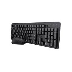Trust combo teclado y mouse inalambrico silencioso  Ody II en ingles - 25018