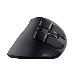 Trust mouse ergonomico inalambrico recargable color negro - 23731