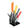 Westinghouse juego de bloques de cuchillos de ceramica mango colorido de agarre suave - WCKFS0001006