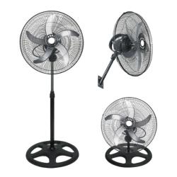 CHIQ Ventilador Pedestal tres en uno 18"- 3 Vel  50W  - CQVF18T1O1HB