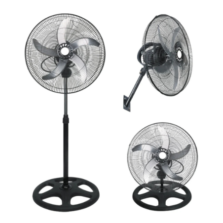 CHIQ Ventilador Pedestal tres en uno 18"- 3 Vel  50W  - CQVF18T1O1HB