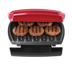 George foreman parrilla tipo grill 5 porciones roja GR350FR-LA