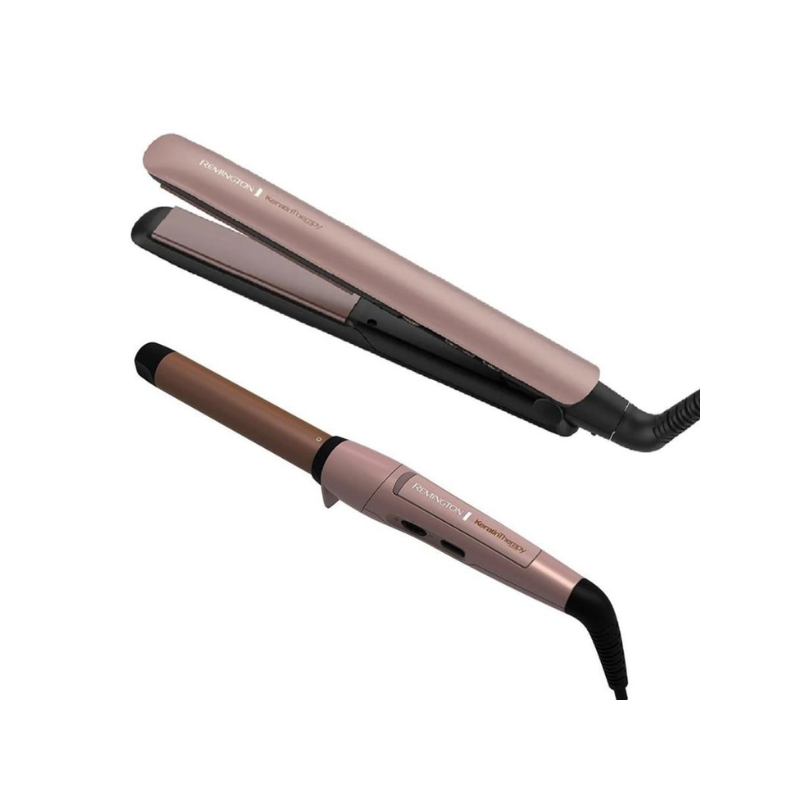 Remington combo alisadora y ondulador con keratina S8599-CI5329-F