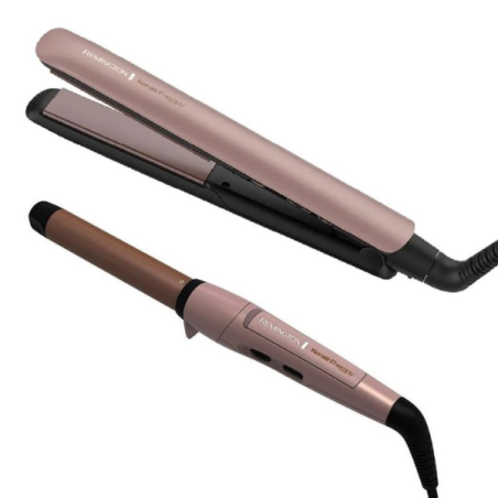 Remington combo alisadora y ondulador con keratina S8599-CI5329-F