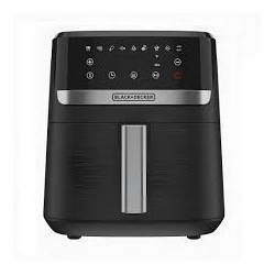 Black + Decker Freidora Aire PURIFRY™5.5L Dig Negra AFBD62-1BDLA