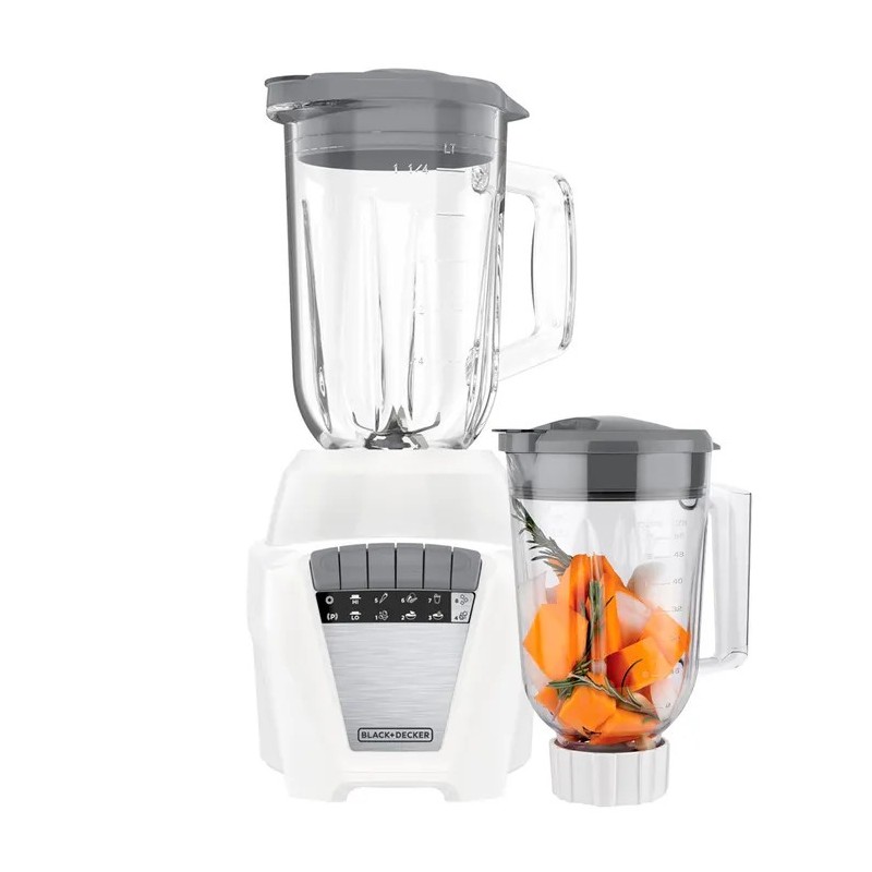 Black + Decker licuadora 1.25 lt color blanca - BL0876-3WDLA