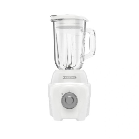 Black + Decker licuadora ice crush Vidrio 2vel 700W blanca - BL0876-0WDLA