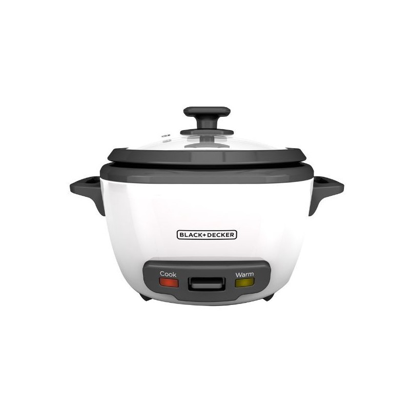 Black + Decker olla arrocera 14 tz cocidas blanca RC514