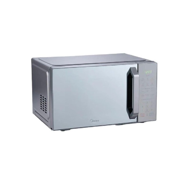 Midea microondas 1.1pc puerta acabado espejo gabinete gris con grill MMDXG11S2MG