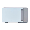 Midea microondas 1.1pc puerta acabado espejo gabinete gris con grill MMDXG11S2MG