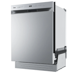 Midea lavaplatos empotrable 14 servicios color silver MDWPS1401KSS