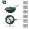 Westinghouse caserola baja Performance verde 28cm WCCW0095028SG