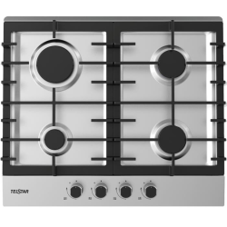 Frigidaire plantilla de gas 24" vidrio empotrable 4 quemadores FTGY24R0EMS