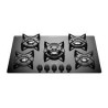 Frigidaire plantilla de gas 30"   vidrio templado empotrable 5 quemadores FTGC3050VB