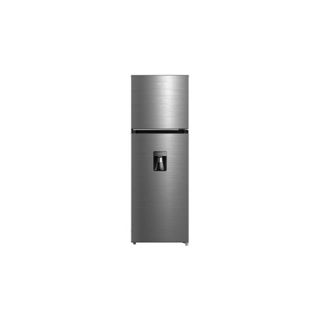 Midea refrigerador top mount 13 pc con dispensador color acero inoxidable   MDRT489MTM46W