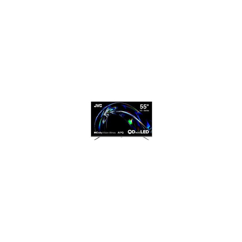 JVC televisor 55" Qled -UHD 4K Google TV  - LT-55KM958