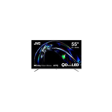 JVC televisor 55" Qled -UHD 4K Google TV  - LT-55KM958