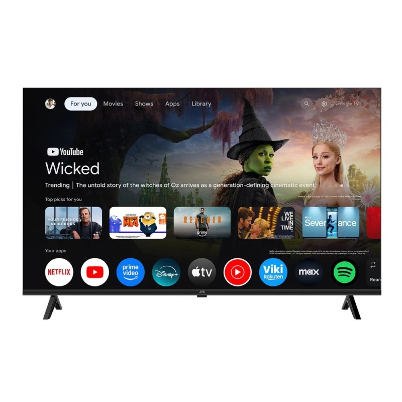JVC televisor 43" google FHD vibrante sin bordes rerie Multi-H2 - LT-43KM358