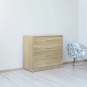 Kenneth Cole mueble cuatro gavetas color roble -KCWD20220512-OA