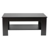 Kenneth Cole mesa de centro  cubierta color negro y caf‚ oscuro -KCWD2022058-BR
