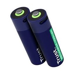 Trust pilas AA recargables en USB-C azul - 25584