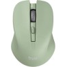 Trust mouse inalambrico eco  color verde claro silencioso - 25042