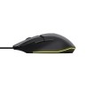 Trust mouse alambrico gamer color negro iluminado - 25036