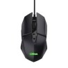 Trust mouse alambrico gamer color negro iluminado - 25036