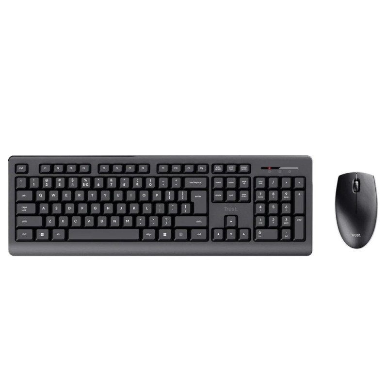 Trust teclado y mouse inalambricos en español - 25433
