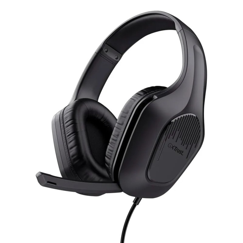 Trust audifonos alambricos gamer color negro - 24990