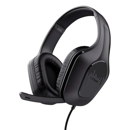 Trust audifonos alambricos gamer color negro - 24990